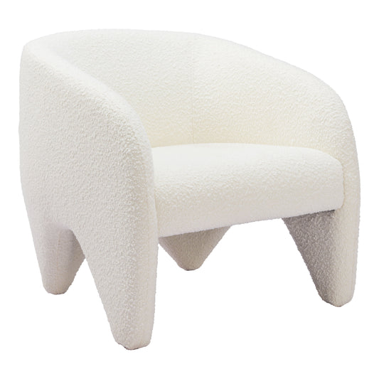 Lopta White Accent Chair