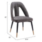 Artus Dining Chair in Gray