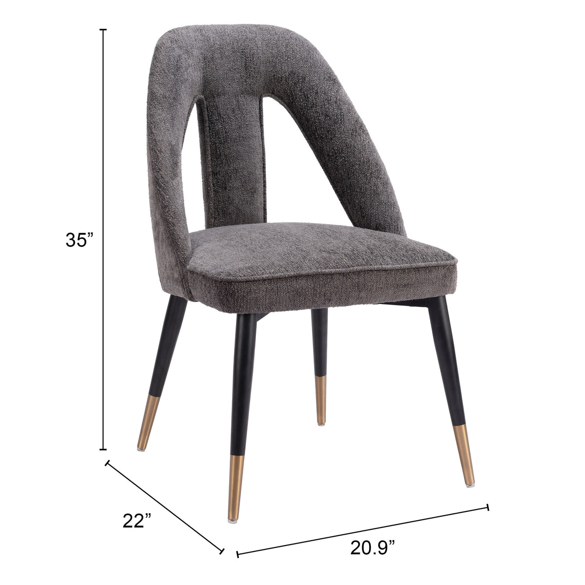 Artus Dining Chair in Gray