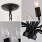 Daxton Black Iron 33-Light Chandelier 47 inch