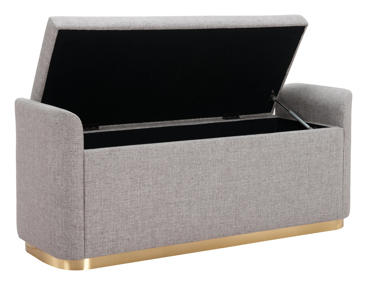 Dobo Gray Storage Bench