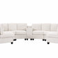 Harlow Curved Modular Sectional - Beige (18)