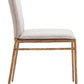 Nordvest Beige & Gold Dining Chair