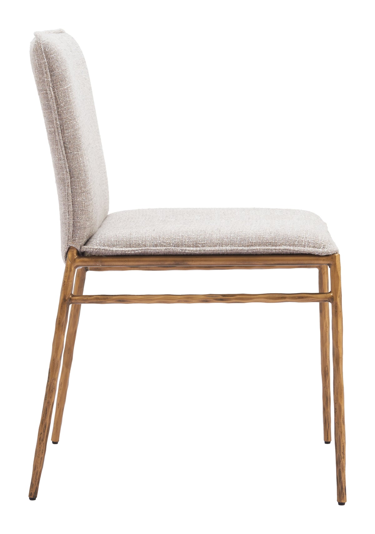 Nordvest Beige & Gold Dining Chair