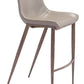 Magnus Barstool (Set of 2) in Brown & Walnut