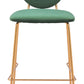 Odessa Green & Gold Barstool (Set of 2)