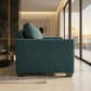 Damon American-Made Sofa – 92" Custom-Fabric Sofa - Velvet Antique Peacock - Velvet (5)