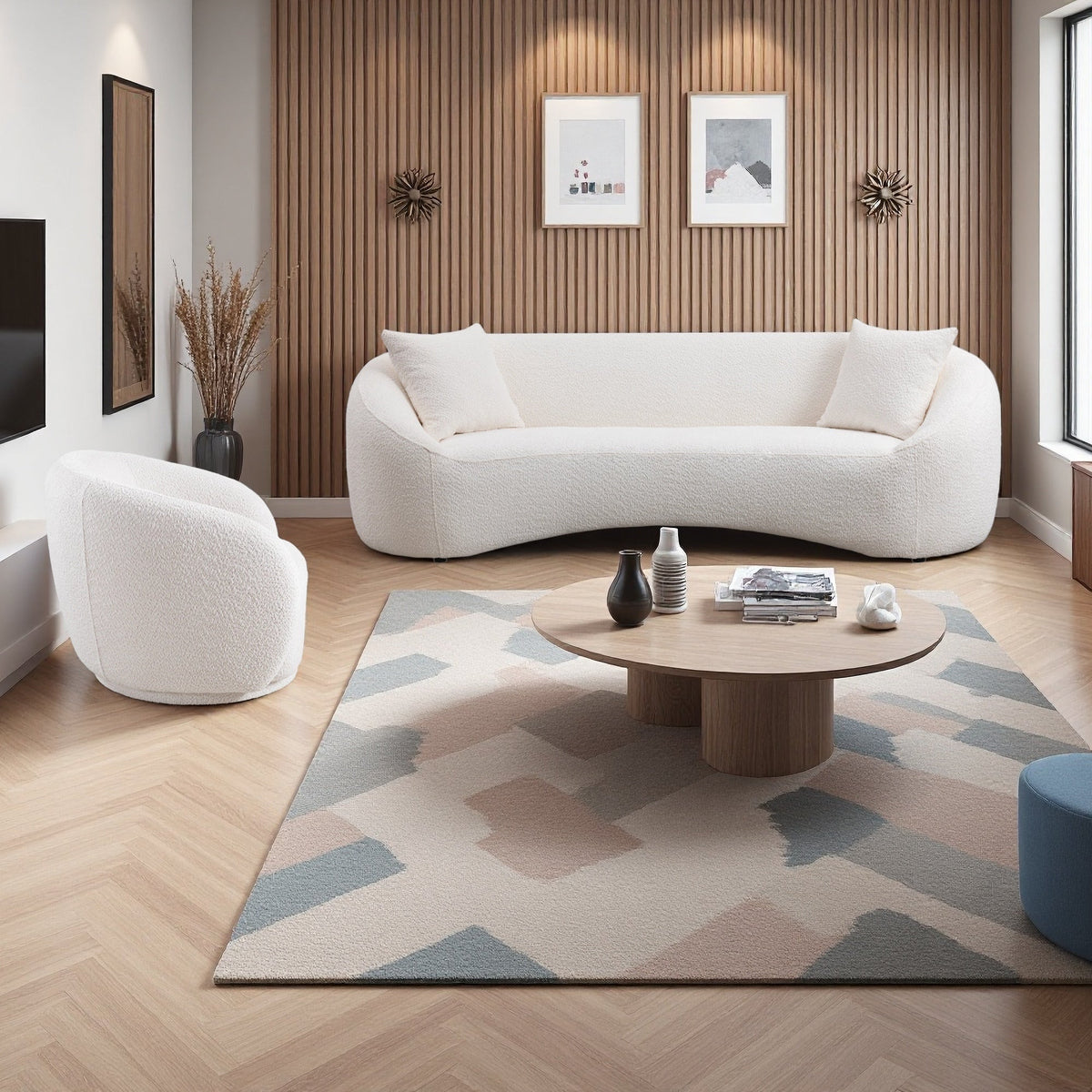 Lysander Curved Sofa