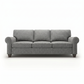 Augusta Sofa – Made in USA, Custom Fabric Options, 83" Classic Design - Catalina Steel - Fabric (7)