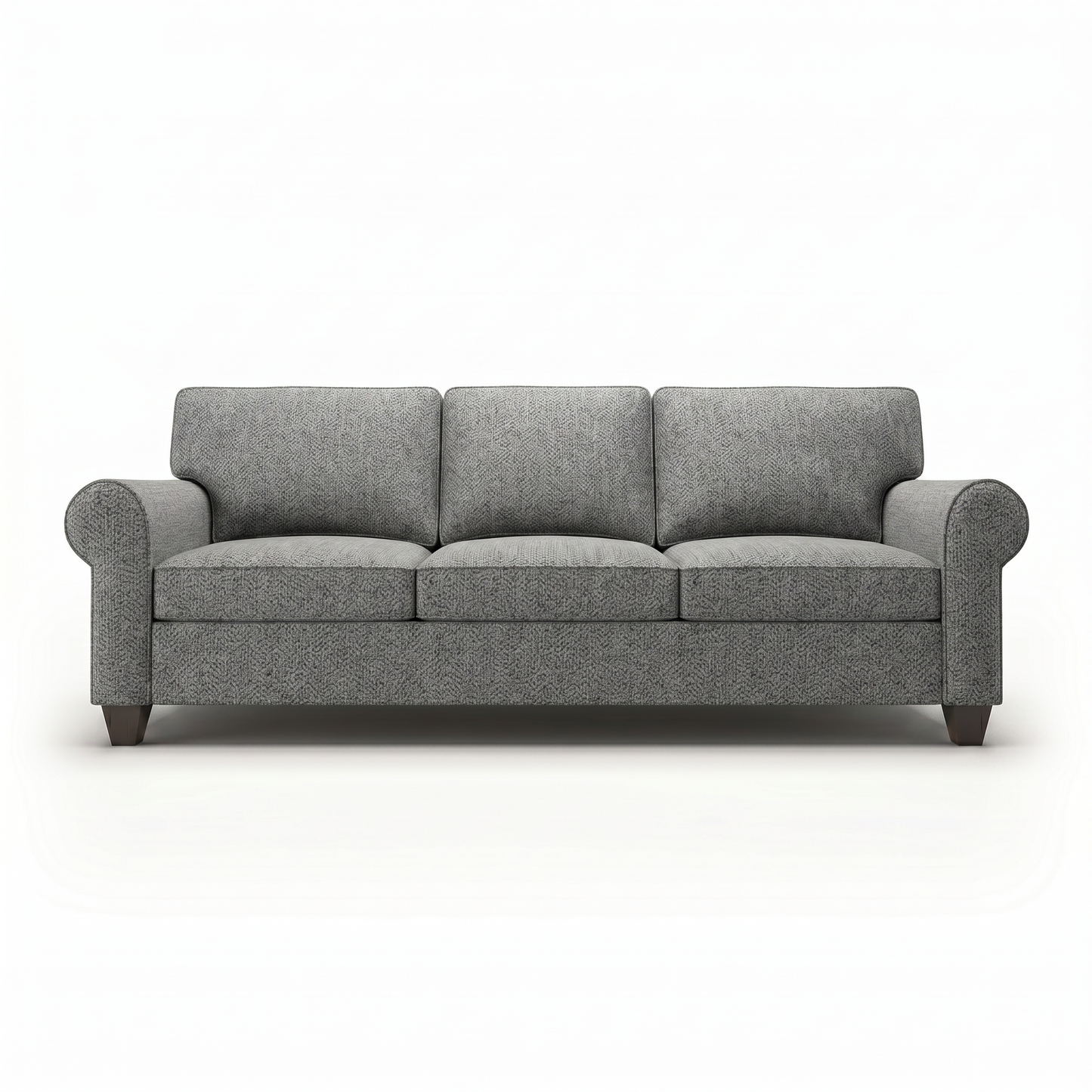 Augusta Sofa – Made in USA, Custom Fabric Options, 83" Classic Design - Catalina Steel - Fabric (7)