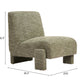 Orleen Checker Green Accent Chair