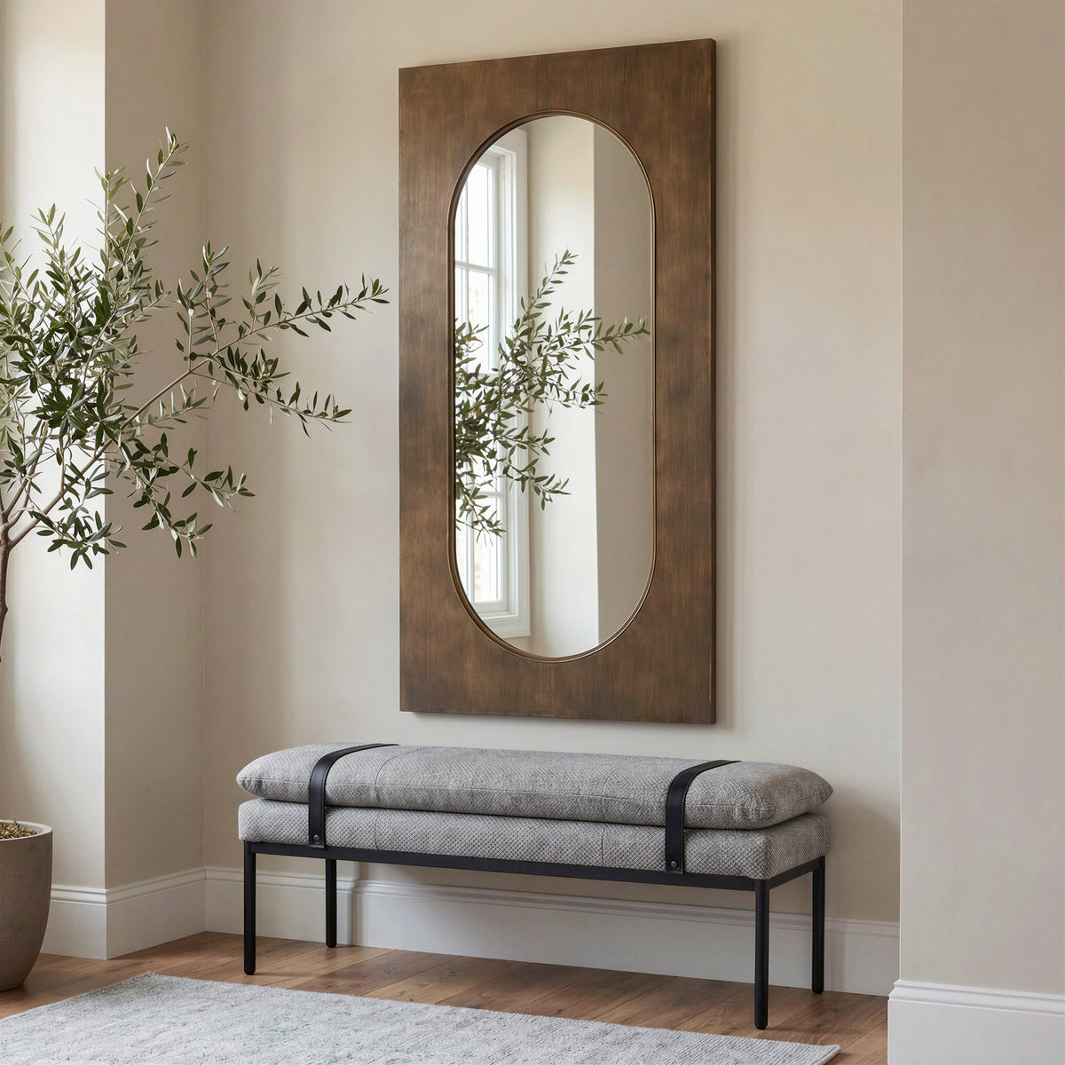 Padd Gray Bench