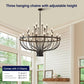 Daxton Black Iron 33-Light Chandelier 47 inch