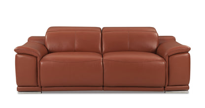 Fenn Camel Leather Recliner – 42.5"W Recliner