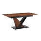 Vale Dining Table in Dark Walnut