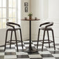 Troy Dove Gray & Espresso Barstool (Set of 2)