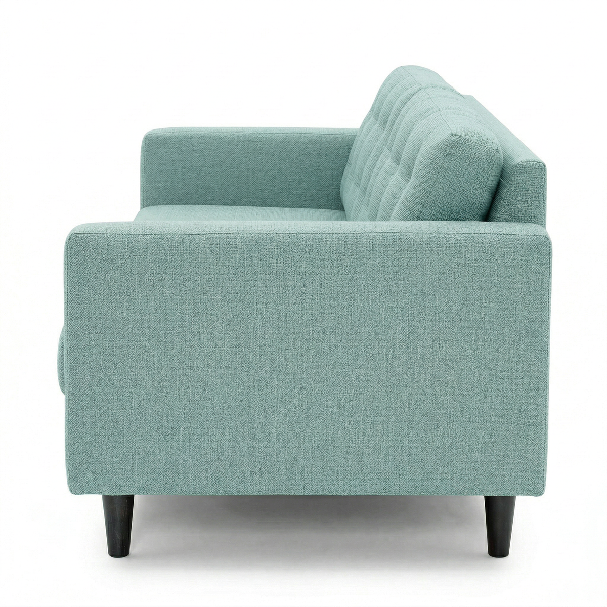 Talmadge Velvet Sofa – 92" Classic American Sofa - Leslie Robins Egg - Fabric (6)