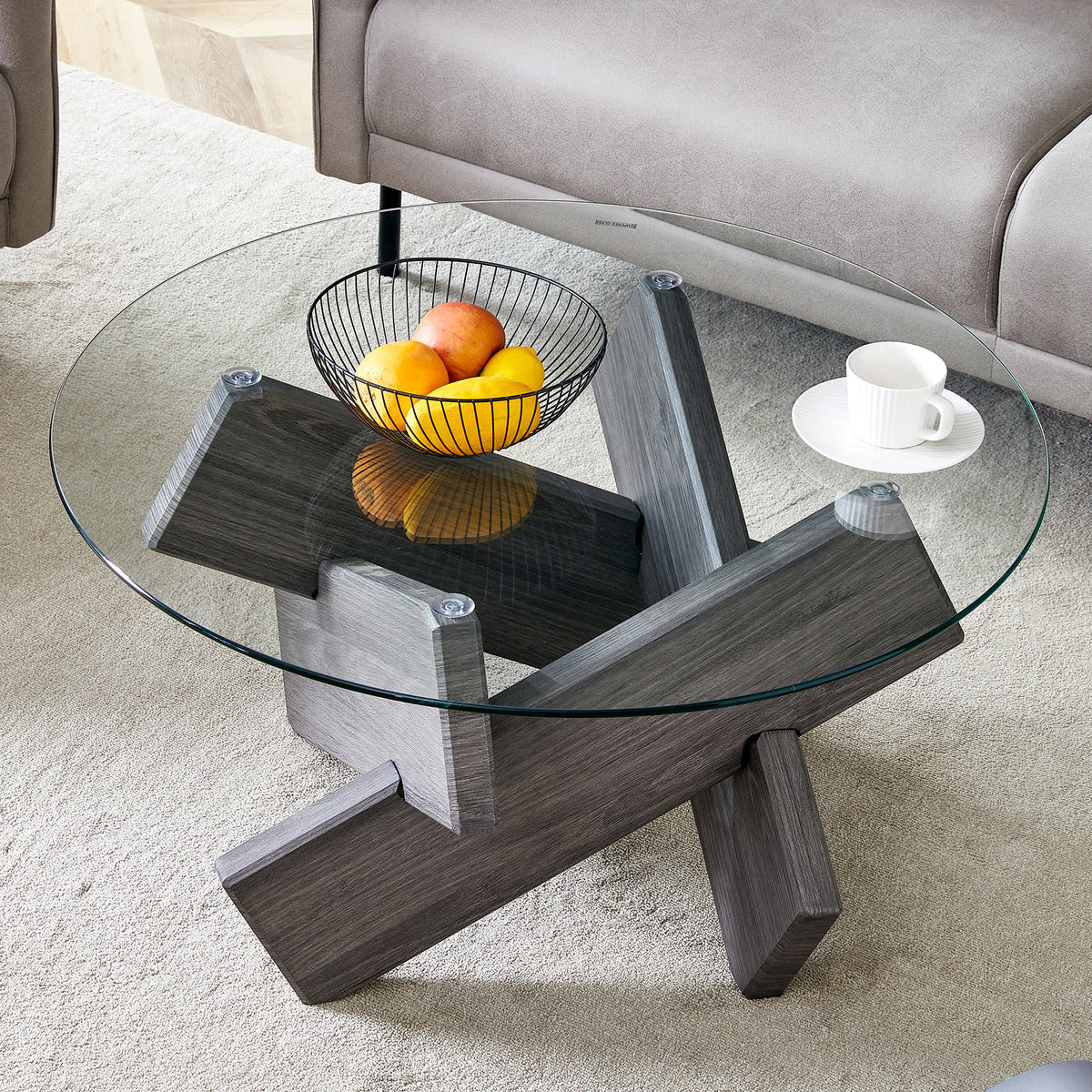Zuri Glass Coffee Table