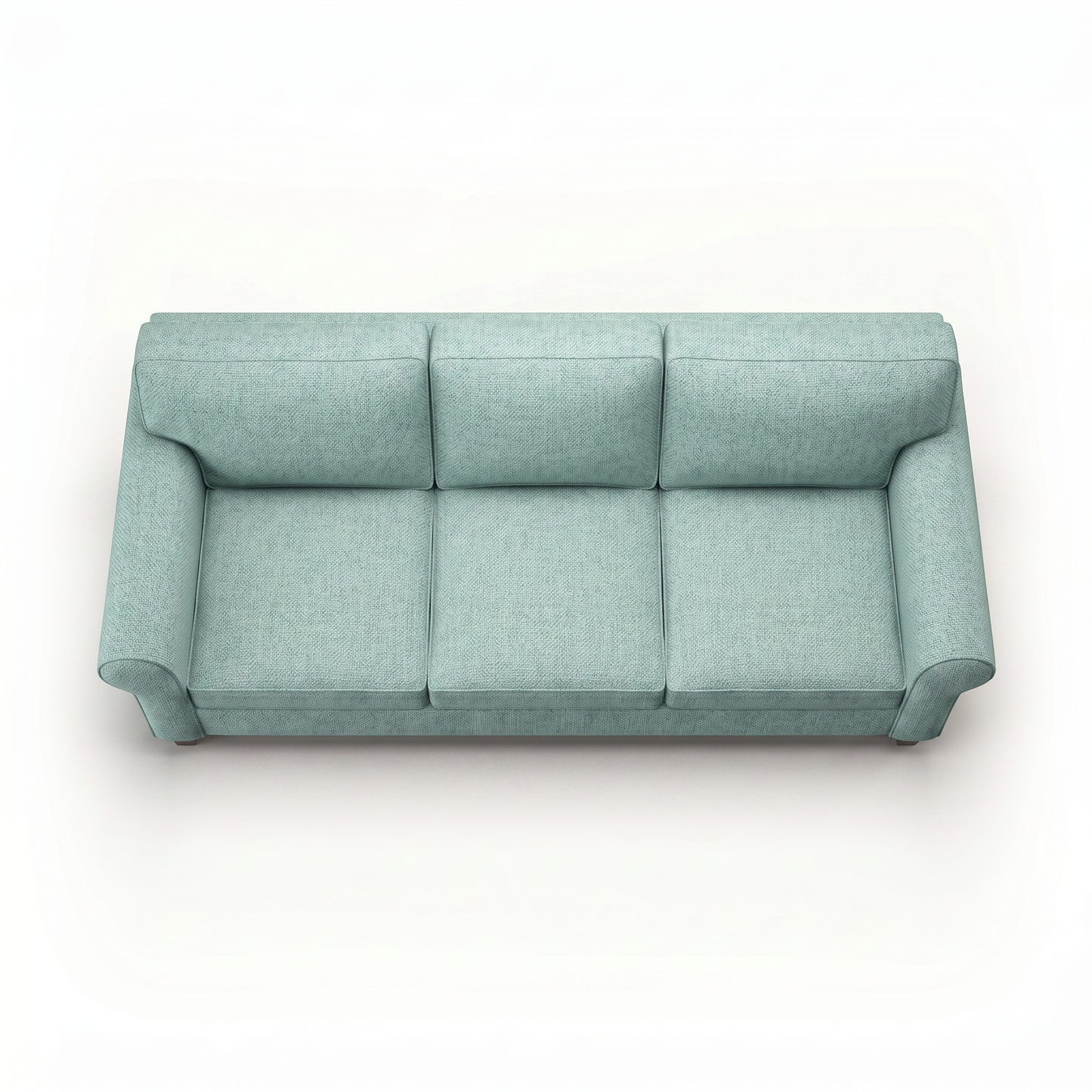 Augusta Sofa – Made in USA, Custom Fabric Options, 83" Classic Design - Leslie Robins Egg - Fabric (8)