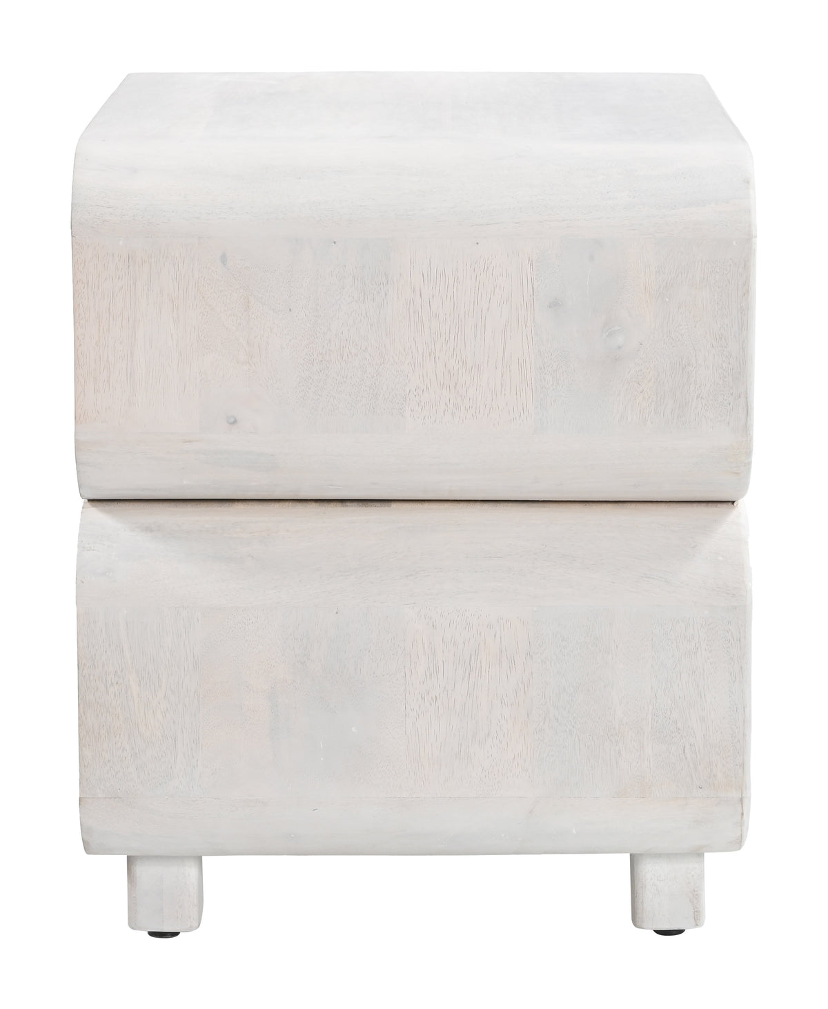 Miro Whitewashed Nightstand