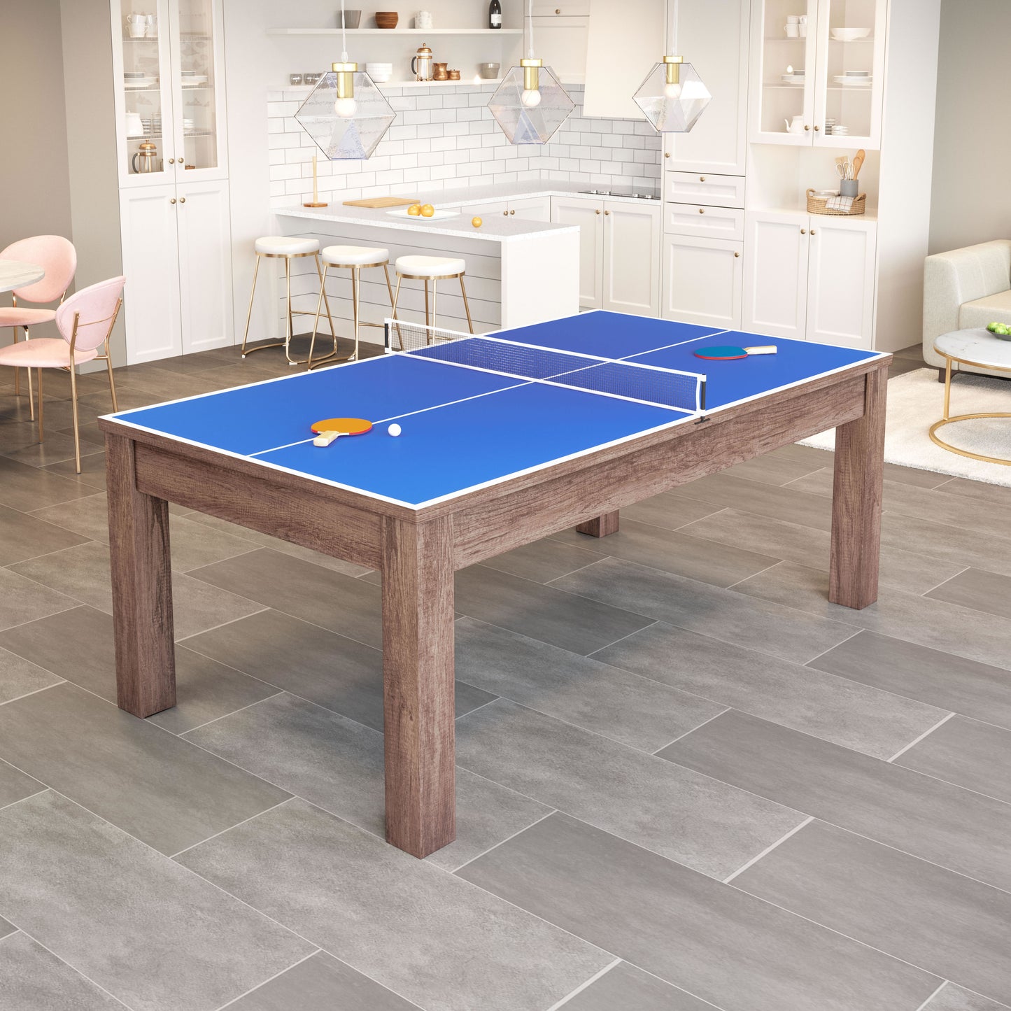 Mesa Bonker 3 en 1 Marrón