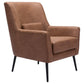 Ontario Vintage Brown Accent Chair