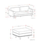 Morrison MCM Leather Sofa 89' (2 Colors)