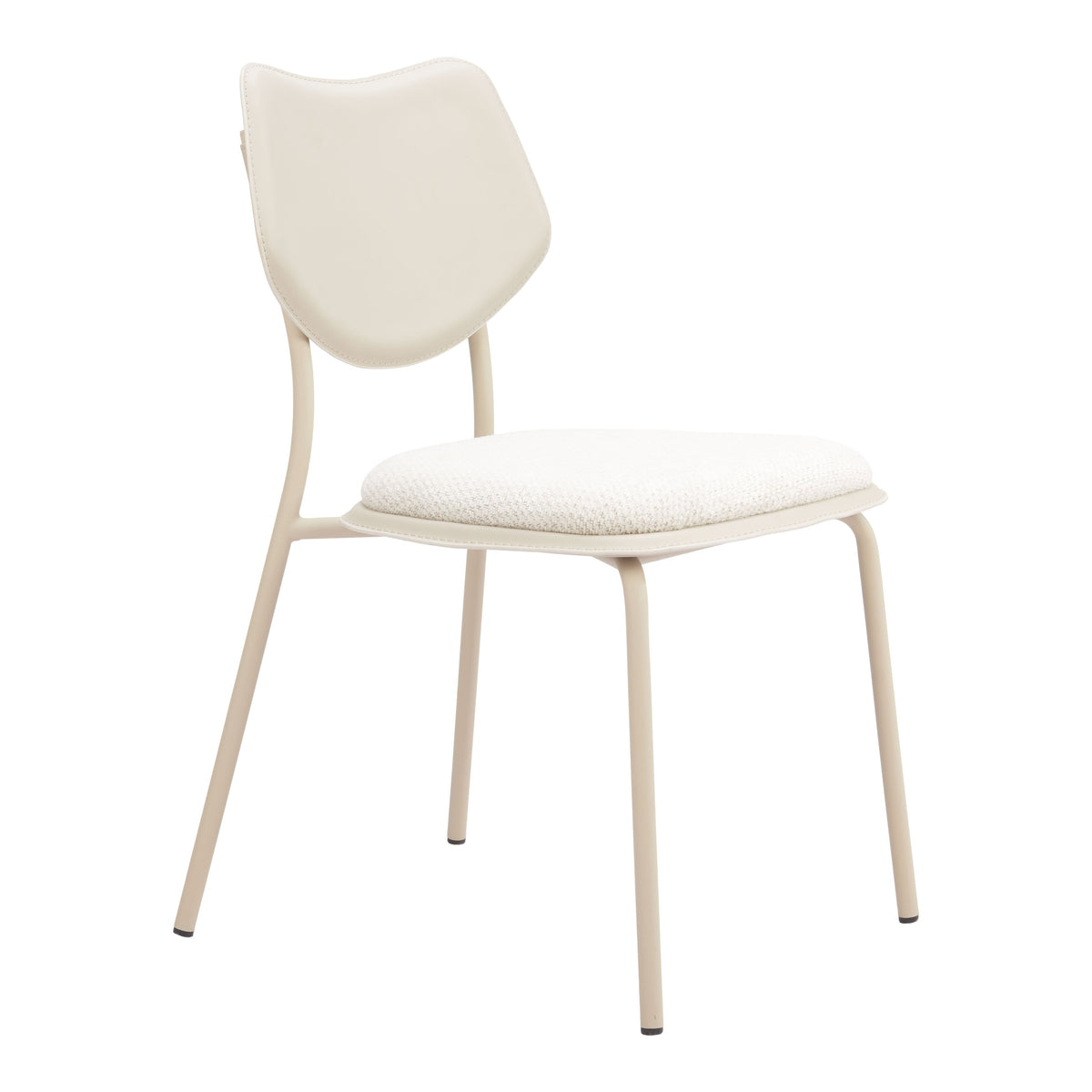 Zeal Light Gray & Beige Dining Chair (Set of 4)
