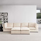Modern Modular U-Shape Dual Chaise Sofa Sectional 129'