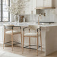 Equinox Oyster Gray & Natural Counter Stool