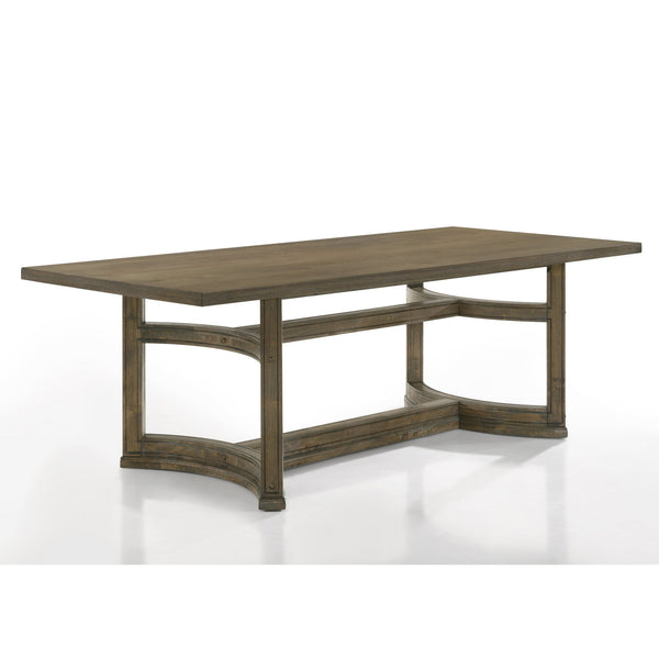 Parfield Oak Wood & Synthetic Wood Dining Table
