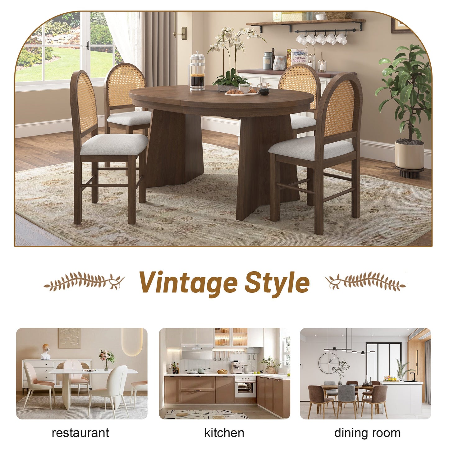 Wolfe Walnut & Beige