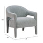 Eluma Dusty Teal Accent Chair