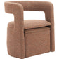 Atria Tawny Brown Accent Chair & Ottoman