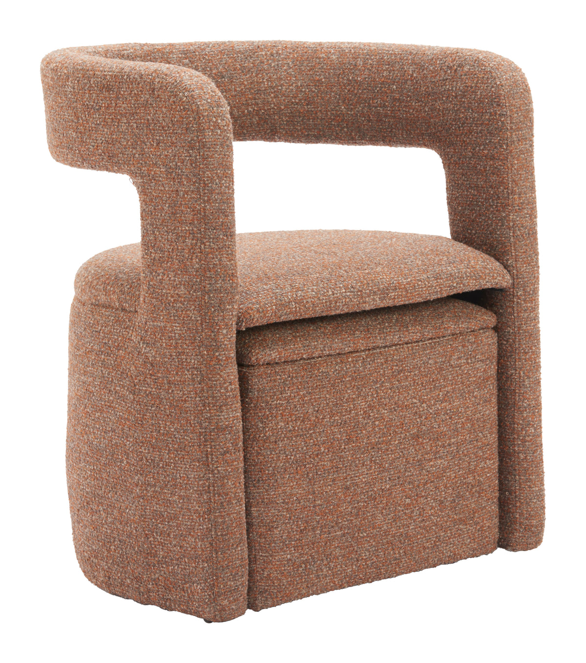 Atria Tawny Brown Accent Chair & Ottoman