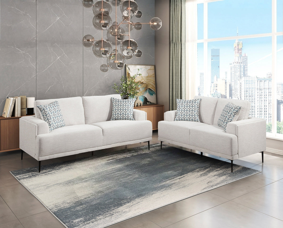 Amabel Chenille Sofa – Sofa & Loveseat Set