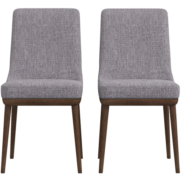 Kate Grey Polyester Dining Chair (Set of 2) – 36.6