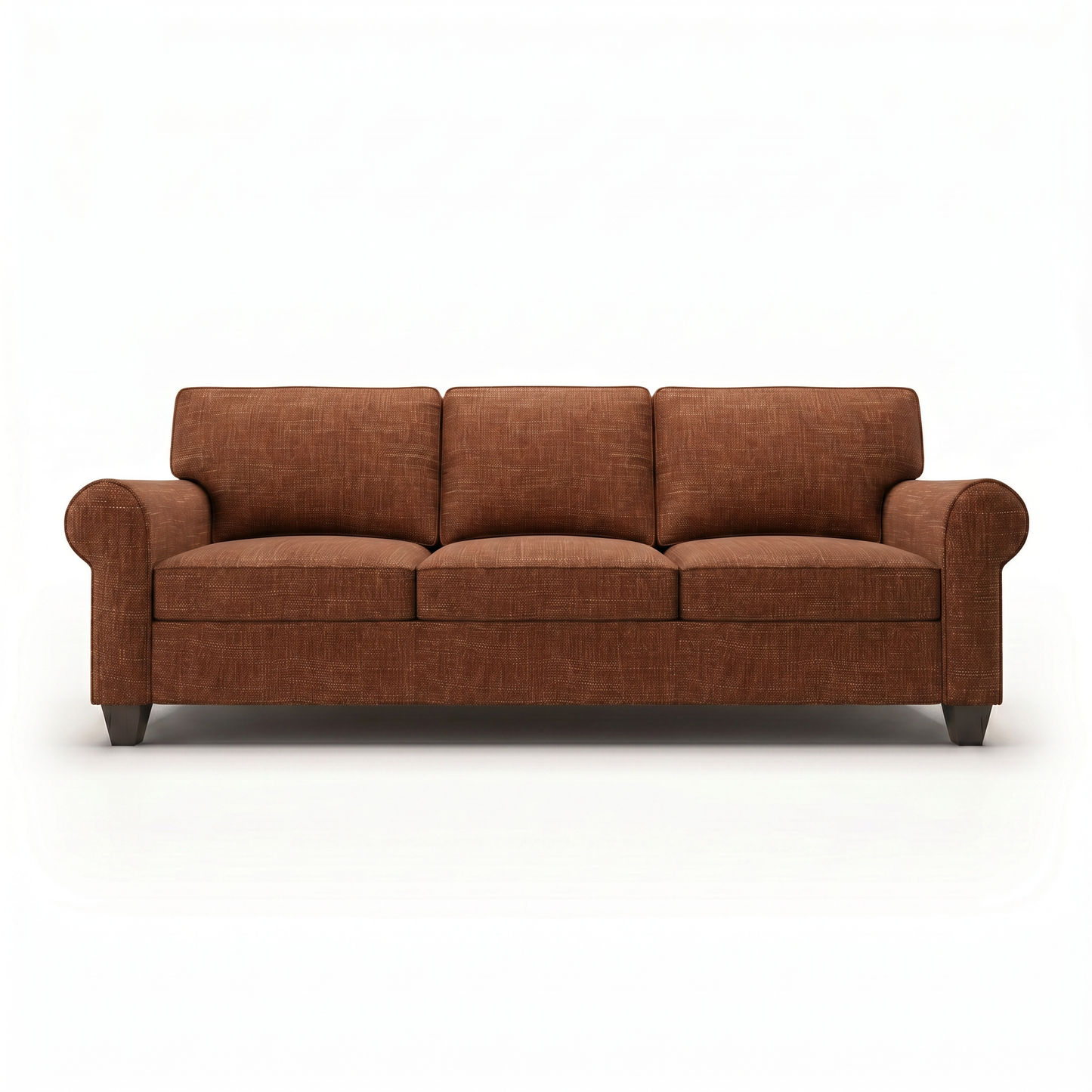 Augusta Sofa – Made in USA, Custom Fabric Options, 83" Classic Design - Insight Russet - Fabric (8)