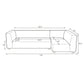 Lukas 2-piece sectional with right-facing chaise in cream