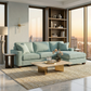 Clifford L-Shaped Sectional Sofa – Made in USA, 9 Fabric Options - Leslie Robins Egg - Fabric (12)