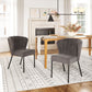 Aimee Dining Chair (Set of 2) in Gray