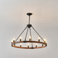 Vero Wagon Wheel Chandelier