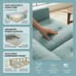 Talmadge Velvet Sofa – 92" Classic American Sofa - Leslie Robins Egg - Fabric (12)