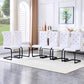 Kinsey White, Black Legs, Set of 2
