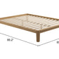 Luum Queen Platform Bed Frame in Natural