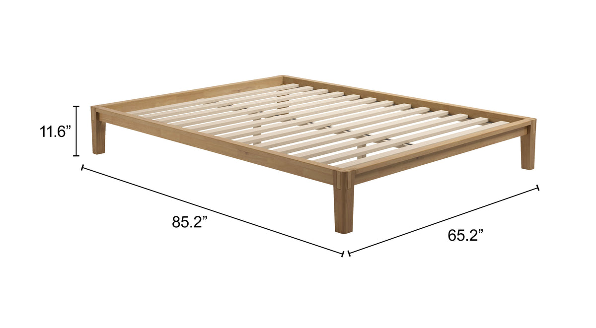 Luum Queen Platform Bed Frame in Natural
