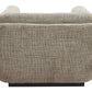 Sereneu Green Tweed Accent Chair