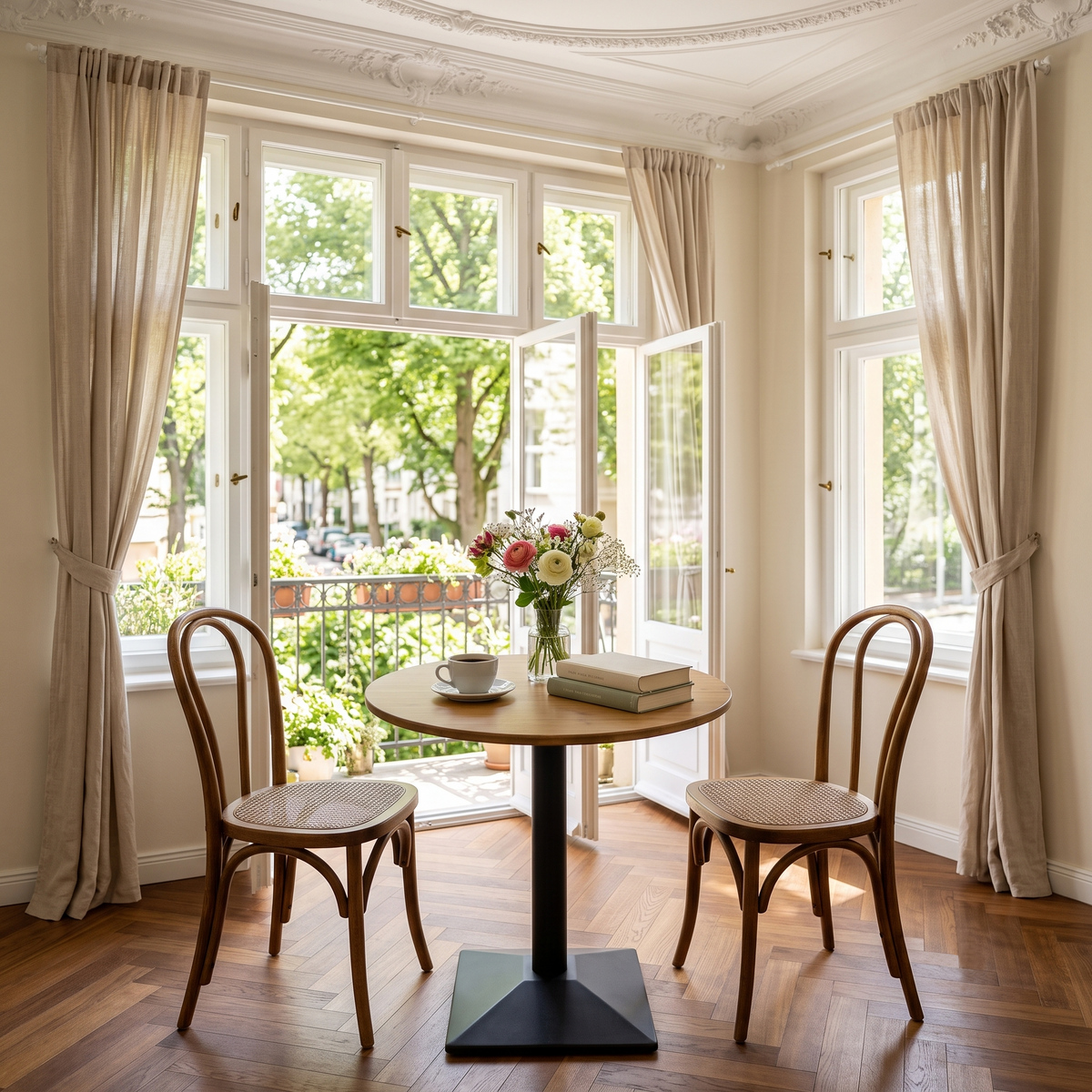 Crispin Bamboo Dining Table
