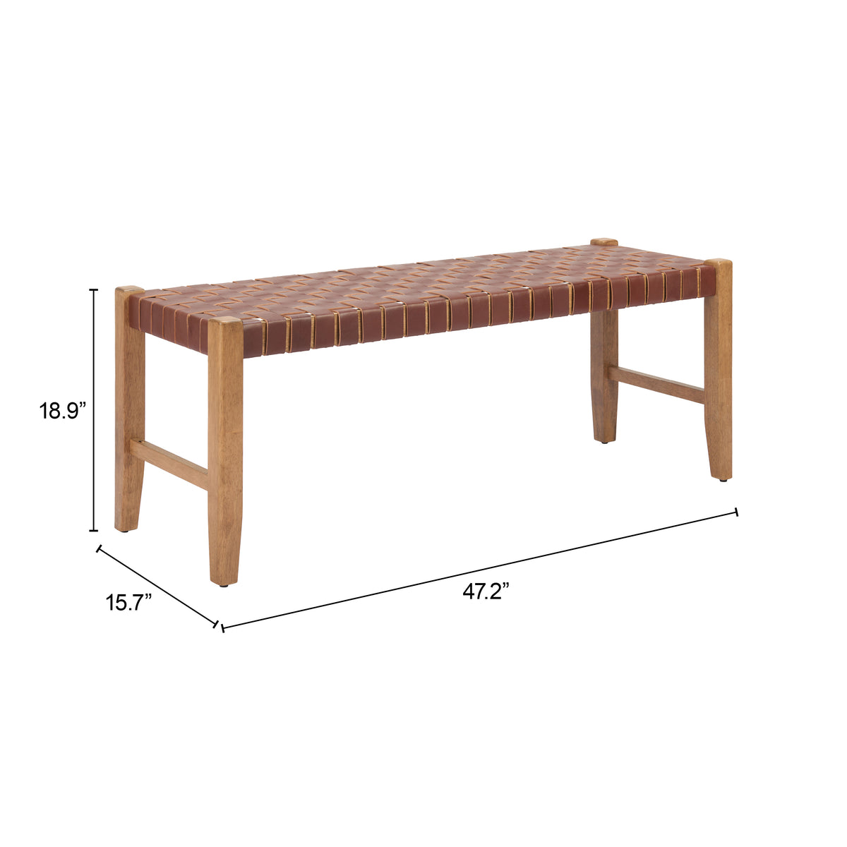 Bandani Bench in Brown