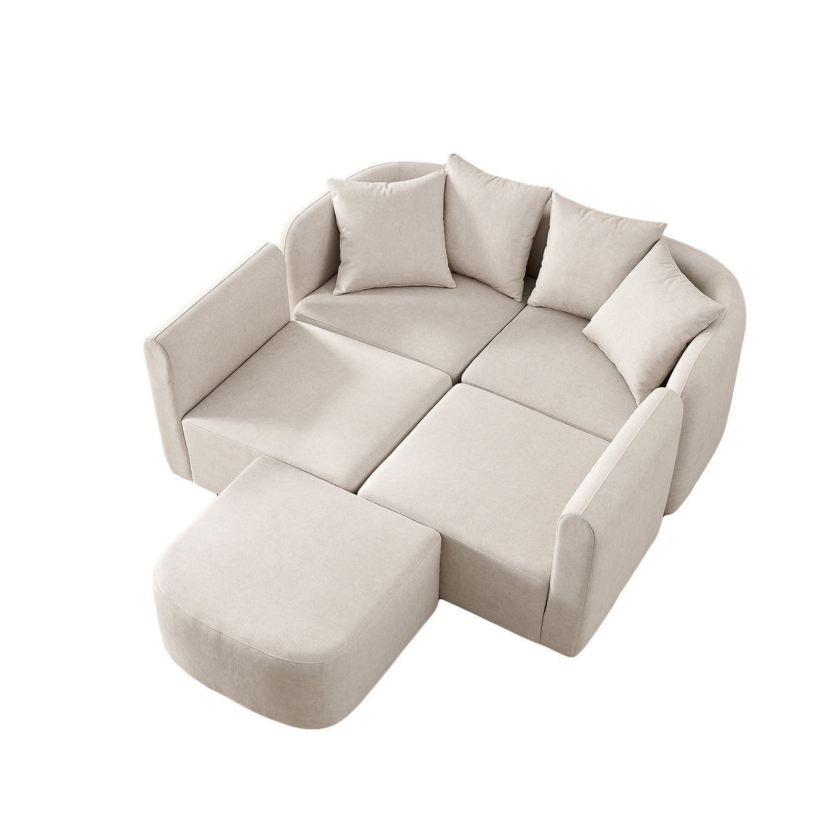 Gaia Velvet Modular Sectional